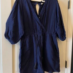 Anthropologie cotton/linen romper
